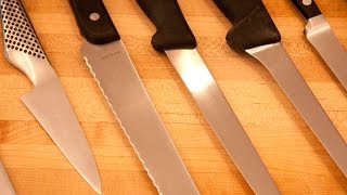 Kitchen Knives Essential Tutorial  Chef Knife Kit Essential [upl. by Nevi]