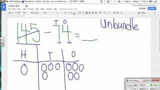 Sutraction by Unbundling  Eureka Math [upl. by Everick]