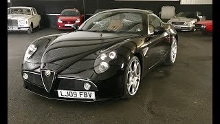 Alfa Romeo 8C Competizione drive review [upl. by Oralle]