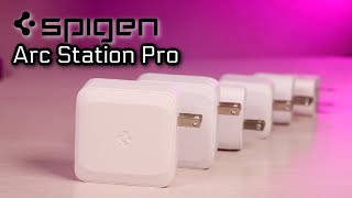 Spigen Arc Station Pro GAN ii Super Fast Charger for iPhone and Android 100w 70w 45w 40w 30w 27w [upl. by Camroc]