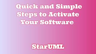 StarUML license How to install StarUML activated  Download StarUML [upl. by Atsira20]