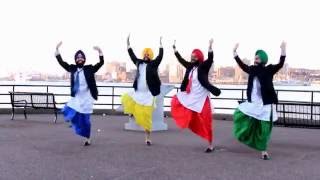 Sardaar Ji  Maritime Bhangra Group  Bhangra at DartmouthHalifax Water Front [upl. by Nikaniki]