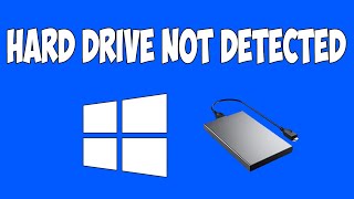 How To Fix External Hard Drive not showing up or detected in Windows 10 [upl. by Early]