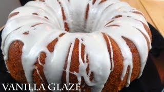 Vanilla Glaze  easy recipe [upl. by Murvyn]