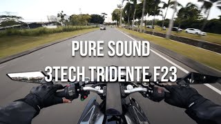 Pure Sound MT25 knalpot 3tech Tridente F23 [upl. by Anihc511]