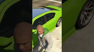 GTA V FRANKLINS CAR BREAKS DOWN OVERHEATS [upl. by Hymie]