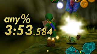 Ocarina of Time Any Speedrun in 353584 [upl. by Gawlas68]