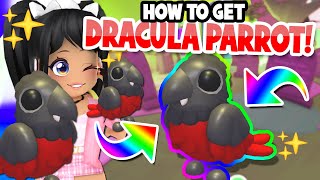 How To Get FREE DRACULA PARROT EVERY DAY in Adopt Me roblox NEON All Tricks [upl. by Laks967]