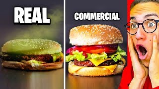 Reacting To INSANE COMMERCIALS VS REAL LIFE [upl. by Selby]