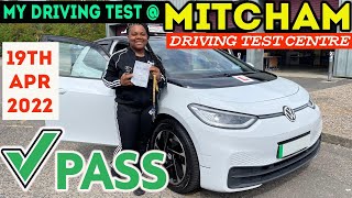 DRIVING TEST  MITCHAM DTC 02 19TH APR 2022 1315 WITH COMMENTARY DRIVINGTESTVIDEO MITCHAM [upl. by Neelhtac]