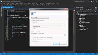 Part 3  How to add a View to ASPNET MVC 4 [upl. by Oikim600]