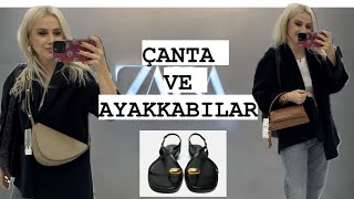 ZARA SS24 ÇANTA VE AYAKKABILAR  VLOG [upl. by Kcirneh430]