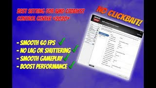 HOW TO OPTIMIZE AMD CATALYST FOR GAMING 2021  SMOOTH 60 FPS  CDN FLUID [upl. by Hephzipa]