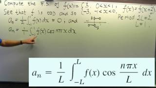 How to compute a Fourier series an example [upl. by Rebecka]