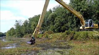 Terex RH170 Face Shovel Excavator Loading Terex TR100 Dumpers [upl. by Godding]