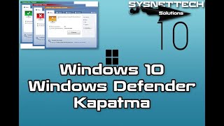 Windows Defender Kapatma 2024 [upl. by Daveda]