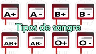 Los tipos de sangre [upl. by Wilkey]