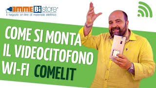 Come si monta il Kit videocitofonico Wi Fi Comelit Pillola N 121 di materiale elettrico [upl. by Lustig]