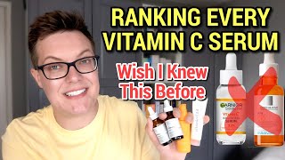 DO VITAMIN C SERUMS REALLY WORK  Ranking All My Vitamin C Skincare [upl. by Eidak548]