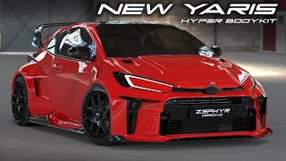 New 2024 Toyota Yaris GR Hyper Widebody Concept by Zephyr Designz [upl. by Enyleuqcaj284]