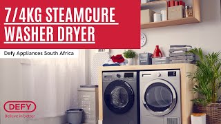 74kg SteamCure Washer Dryer Combo  Defy [upl. by Reprah]