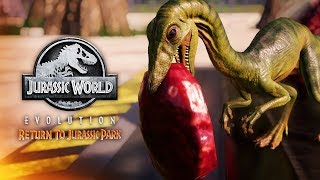 COMPSOGNATHUS  All Skins Feeding Animations amp Deaths Return To Jurassic Park DLC [upl. by Carma]