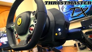 Обзор руля  Thrustmaster TX Racing Wheel Ferrari 458 Italia Edition  quotПоющая циркуляркаquot [upl. by Filiano]