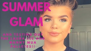 SUMMER GLAM MAKEUP TUTORIAL Reuben de Maid [upl. by Lletnohs]