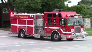 Mississauga Fire Squad 107 Responding [upl. by Noizneb]