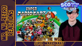 Super Mario Kart SNES by Scott The Woz I MR NURETRO REACTIONS [upl. by Patrica5]