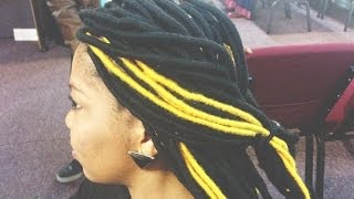 How to do yarn dreadlocs [upl. by Boser170]