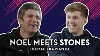 Is De Bruyne an Ed Sheeran fan  Noel Gallagher meets John Stones  Ultimate FIFA Playlist [upl. by Ertsevlis761]