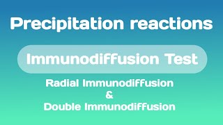 Immunodiffusion Test radial Immunodiffusion and double Immunodiffusion [upl. by Cheney]