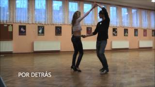 5 FIGURAS DE NIVEL BASICO BACHATA CLASS [upl. by Sirkin]