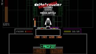 Toriel Battle  DeltaTraveler HardMode  Pacifist [upl. by Irahcaz]