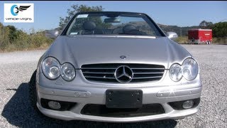 2005 Mercedes CLK500 Convertible Test Drive and Review [upl. by Araccat]