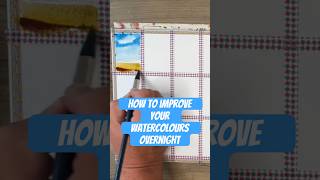 How to improve your watercolours overnight watercolor everydaywatercolor watercoloring pain [upl. by Alletsyrc148]