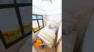 Tiny Bedroom Renovate  Small Bedroom Design  Modern Bedroom Decor shorts [upl. by Zephaniah]