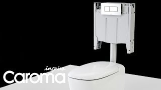 Caroma Invisi Series II Concealed Cistern  Superior Flush Performance [upl. by Enneibaf]