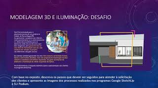 Web 02  Modelagem 3D  Design de Interiores EAD  Cesmac [upl. by Shirlene]