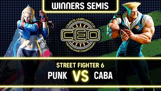 CEO 2023 SF6 TOP 8 WINNERS SEMIS  PINK VS CABA [upl. by Terris]