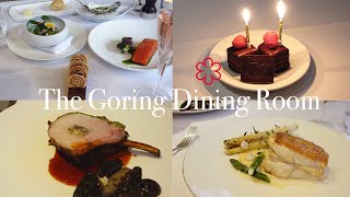 🎈 The Goring Dining Room  One Michelin Star Restaurant in Belgravia London 런던 미슐랭 1스타 기념일 식사 ✨🇬🇧 [upl. by Rudolph]