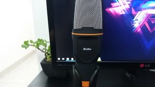 MICROFONO KOLKE PODCAST PROFESIONAL Y BARATO CON CONDENSADOR EL MEJOR PARA YOUTUBE UNBOXING REVIEW [upl. by Celle]