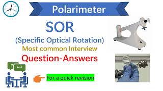 Interview questions and answer on polarimeter Polarimeter interview questions SOR principle [upl. by Ynes713]