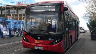 New operator  Full Journey Route W15  Hackney Town HallHigham Hill Cogan Avenue  SEe167 LG22AXD [upl. by Cirdnek]