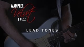 Wampler Velvet Fuzz  Lead Tones [upl. by Ydor]