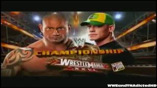 WWE Wrestlemania 26 Match Card All Matches [upl. by Nagam]