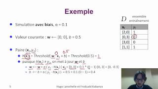 Intelligence Artificielle 125  Apprentissage automatique  exemple du perceptron [upl. by Hebel177]