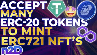 Deploy ERC721 NFT Smart Contract That ACCEPTS MANY ERC20 CRYPTO TOKENS AS PAYMENT TO MINT  🤩🤑🤑 [upl. by Delacourt]