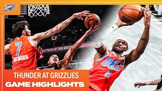 OKC Thunder at Memphis Grizzlies  Game Highlights  March 16 2024 [upl. by Mitzi657]